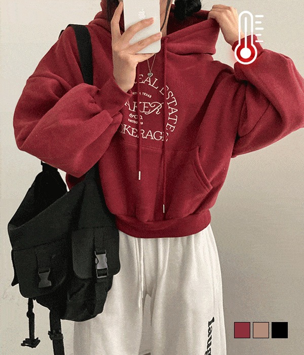 [무료배송] 테이크원 자수 아방핏 양기모 후드 티셔츠